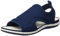 Geox Femme D Sandal Vega, Bleu Marine, 39 EU