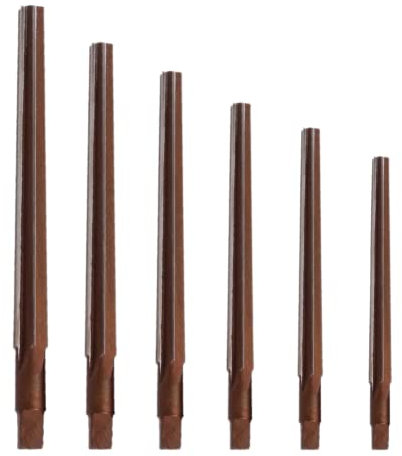 SPORTARC Set di alesatori conici 1 pz/6 pezzi, 1:50 gradi conici affilati manuale perno cono gambo alesatore manuale 3/4/5/6/8/10 mm, alesatore conico Morse