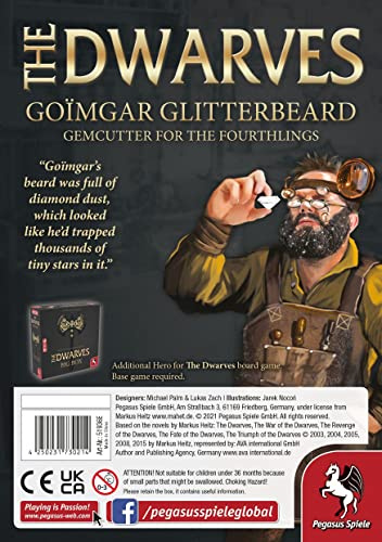 Pegasus Games 51936E The Dwarves Character Pack Goimgar