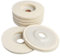 Wool Felt Polishing Disc, 5 Pieces 100mm Buffing Wheel Pad for Angle Grinder Grinding Tool, Suitable for Metal, Glass, Ceramic, Marble and Wood