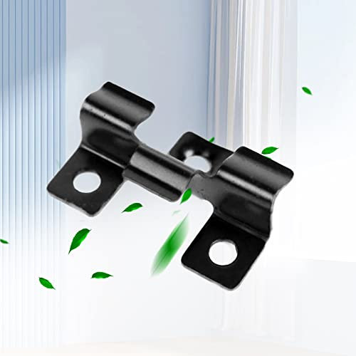 Btstil 100 Stück Edelstahl Clips Terrassenclips Schrauben Edelstahl Befestigungs Clips WPC Dielen Befestigungsclips Klemmbereich (8mm)