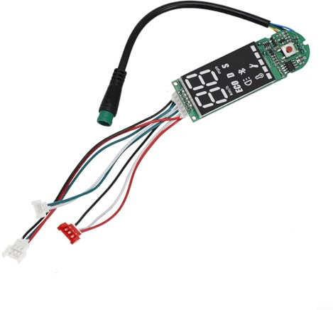 HEIBTENY Bürstenloser Motor, Rolle Controller Board, Motherboard Mit LED Anzeige, 15A 36V 350W Beschleuniger Roller Ersatz Für Steuermodul, 15–25 Km/h(Display)