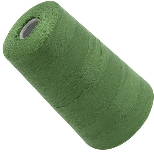 AERZETIX - C72765 - Nähgarnkonus 120 (40/2) 4000 m - aus polyester - konfektion, kurzwaren, garn, kordel, schnur, nähen, kleidung, faden - farbe grün - mint - dunkel