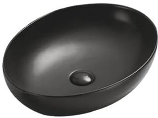 Mexen 21355285 Jowita Waschbecken mit Einzelbecken schwarz matt