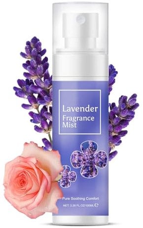 Lavender Fragrance Mist, Hair and Body Mist for Women Soft Eau de Parfum Spray for Women Refreshing Fresh Floral Scent Long-Lasting Fragrance, Lavender Womens Perfume Fragrance Body Spray