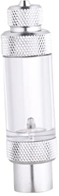 COLLBATH Aquarium Co2-blasenzähler Kohlendioxid-messgerät Mit Rückschlagventil Diffusor-regler Für Pflanzenaquarien Silber Einzelkopf-diffusor