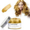 Temporäre Haarfarbe, 4,23 Unzen Haarfarbe Wachs für Männer Frauen, Washable Natürliche Haarfarbe Pomade, Instant Haartönung Dye Haar Wachs für Party, Cosplay，Halloween (Gold)