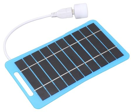 SUNGOOYUE Chargeur de Panneau Solaire USB Efficace 5V 5W avec Lumière pour Utilisation en Extérieur, Panneau Solaire Portable pour le Camping
