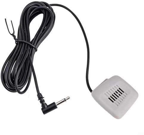 Microfono stereo da 3,5 mm con cavo audio esterno per auto con alloggiamento in ABS e risposta in frequenza 50Hz-20KHz per installazione pannello tetto BMW per una chiara comunicazione vivavoce in