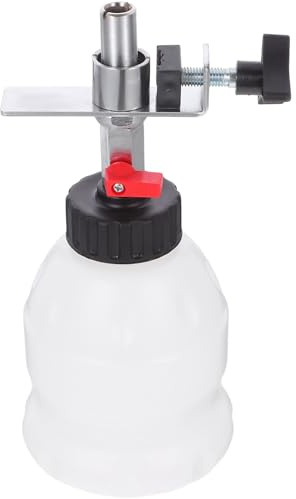 Abaodam 1l Car Brake Oil Refiller with Adjustable Nozzle Plastic Auto Brake Fluid Pot and Maintenance