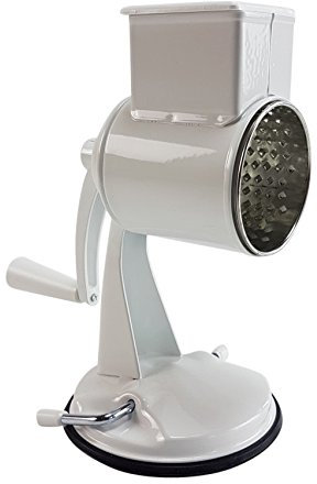 Reibemaschine mit 1Trommel grob und Saugfuß