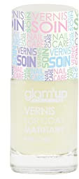 Glam'Up Paris - Vernis Soins des Ongles - Longue Tenue - Application Facile - Texture Gélifiée - Séchage Rapide - Tous Type d'Ongles - N°307 - Top Coat Matifiant Transparent