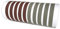 3/4 x 30,5 cm grob P80 Körnung / Medium P320 Körnung / feine P800 Körnung / Ultra feine P5000 Körnung Messerschärfer Schleifbänder, 10er Pack Sortiment (kompatibel mit Work Sharp Ken Zwiebel)