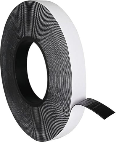 KLEBESHOP24 DOPPELSEITIGES BUTYL-KLEBEBAND | Dichtungsband | Hohe Anfangshaftung | Schwarz, 20 mm x 15 m | Zum Fixieren von Isolierungen