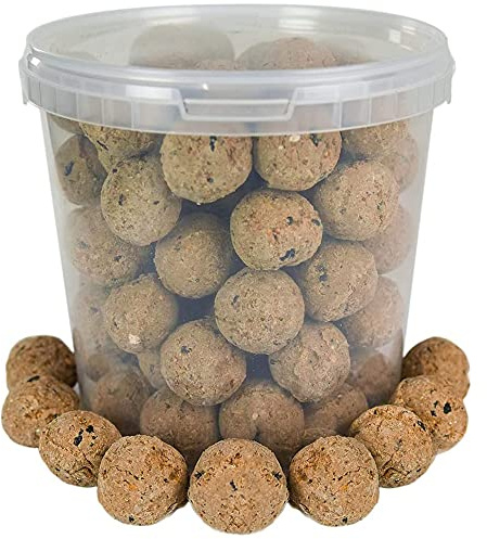 BusyBeaks Suet Fat Balls | Premium Garden Wild Bird Food | Enhanced Year-Round Formula | Naturally Blended High in Energy & Protein-Rich Feed | Full of Fresh Nutritious Fat Fibre & Moisture (5L Tub)