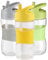 Sivaphe 350ml-400ml Water Bottle for Kids Bike Leak Proof Tritan Plastic Camping, Hiking, Cycling, Student Children Outdoor Activities Drinking Bottle with Handle and Silicone Straw (Yellow)
