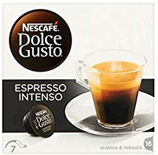 Coffee Capsule | Dolce Gusto Espresso Intenso 16 Stuks | Dolce Gusto Espresso Intenso 16 Stuks | Poids Total 128 grams