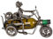 Out of the blue Out of the Blue 71/3193 - Flaschenhalter aus Metall, Motorradfahrer I, ca. 30 x 21 cm, ideal als Deko und Geschenkverpackung
