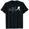 Herzschlag Herzfrequenz Herzlinie Hockey Eishockey Coach T-Shirt