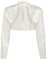 Bolerose formal Satin Langen Ärmel Bolero (Elfenbein, L)