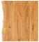 vidaXL Akazienholz Massiv Waschtischplatte Badezimmer Waschtisch Waschtischkonsole Platte Holzplatte für Aufsatzbecken Badmöbel Baumkante 58x52x2,5cm