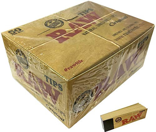RAW ORIGINAL TIPS 50 3 x 100 cajas de 50 paquetes de cucarachas 50 por libros