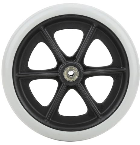 8 Zoll Rollstuhl Vorderräder für Behinderte Fahrzeuge, Fahrzeuge für das Gesundheitswesen usw., Rutschfeste Gummiräder für Behinderte Rollstuhlzubehör, Einfach zu Installieren.