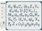 Craft Kreatively Alphabet-Schablone, 3/4, 21,5 x 15 cm (S) – Buchstaben, Zahlen, Disney-Stil, Schriftschablonen für Malvorlage