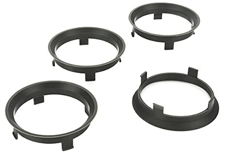 LST 4x Zentrier Distanzringe Alufelgen Ø 57,1 mm - Ø 60,1 mm Grau