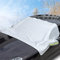 Scheibenabdeckung Auto Winter, Frontscheibenabdeckung Auto, Halbgarage Auto Winter, Windschutzscheibe Abdeckung Frontscheibe Hagelschutz Sonnenschutz Sommer UV Faltbare Auto Abdeckung SUV (245×140cm)