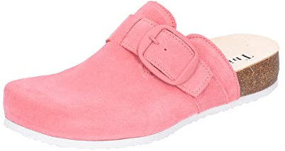 THINK! Damen Julia chromfrei gegerbte nachhaltige Clogs, 5010 Candy, 40 EU