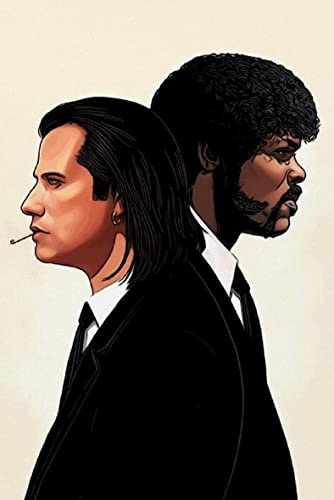 Puzzle für 500 Teile Pulp Fiction Classic Movie Poster Krimi Holz Puzzlespiel Erwachsenen und Kinder puzzle Poster 500 Piece 20.4x15inch(52x38cm) Kein Rahmen