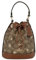 COACH Dempsey Beuteltasche mit Kordelzug, 15 Stück, Im/Khaki/Gold Multi, Einheitsgröße, Eimer-Tasche