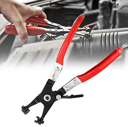 Pinza per fascette stringitubo con collo dritto, pinze per fascette stringitubo, strumento di rimozione e installazione