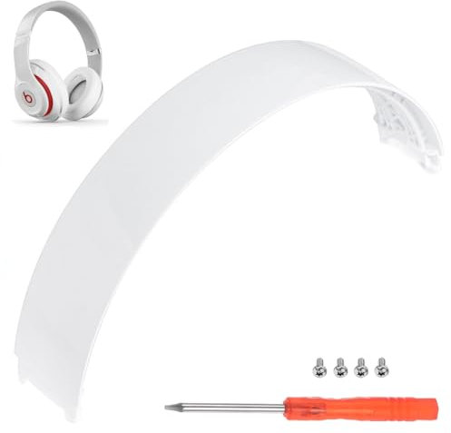 Dre Studio 2 Headband as Same as The OEM Arch Band B0501 Replacement Parts Accessories Compatible with Beats by Dr. Dre Studio2 Wired/Wireless (Model B0500/B0501) Headphones (White)