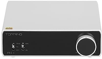 TOPPING PA5 II Lautsprecherverstärker Kompakter Desktop-Verstärker Full Balance D Endstufe (PA5 II Silber)