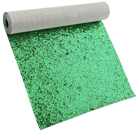 Abaodam Leder Mit Pailletten Glitzer-pu-blatt Klobige Glitzerleder-stoffblätter Glitzerndes Kunstleder Glitzerblatt Für Die Schmuckherstellung Bogen Stoff Fälschung Schmücken Haushalt A5