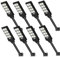 Sararoom Straßenlaternen Solar | 400W LED Strahler Außen mit Bewegungsmelder Sensor | 720Led 6500K Wandleuchte mit Fernbedienung, IP65 Aussenleuchte Wegeleuchten für Garten Terrasse Garage Hof, 8st