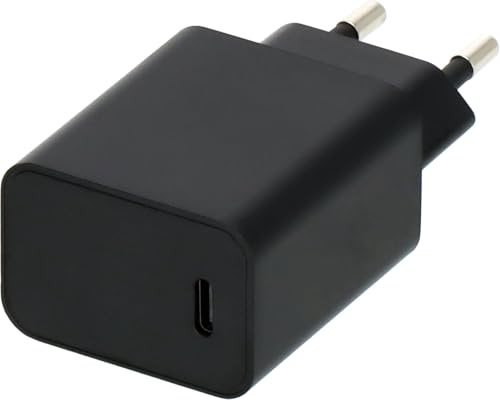 Brennenstuhl USB C Ladegerät 20W Power Delivery | Eurostecker, inklusive 1m USB C auf USB C Kabel, USB C Lade-Netzteil