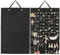 GANILITY Ohrringhalter Organizer, 2 Stück Schmuck Organizer Hängend, Schmuck Organizer zum Aufhängen, Schmuckaufbewahrung Doppelseitige mit Metallhaken, Aufhängen hält bis zu 300 Paar Wandhalterung