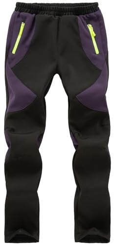Asfixiado Kinder Softshellhose Skihose Schneehose Gefüttert Thermohose Wasserdicht Winter Jungen Mädchen Wanderhose Outdoorhose Matschhose