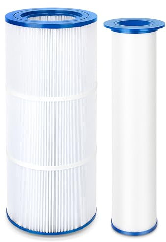 ranwin 6541-397 Cartouche de filtre pour piscine et spa compatible avec Sundance Filter 880, filtre extérieur 6473-165 avec filtre intérieur 6473-164 Cartouche de rechange pour jacuzzi et spa