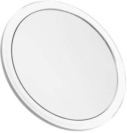 Baluue Espejo De Maquillaje De Aumento Ventosa Espejo De Baño De Alta Definición Diseño Compacto y Adorable para Viajes y Retocarse para Maquillaje y Cuidado De Cejas