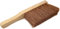 Easy Shopping® Heavy Duty Metal Dustpan with Handle Industrial Design Large Black Hooded Metal Dustpan Cleaning Scoop Also Suitable for Fireplace, Homes, Log Burners, stoves. (Soft Brush Only)