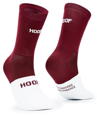 HOOF - Laufsocken Herren & Damen – Ultralight, Gepolstert & Blasenfrei – Atmungsaktive Sportsocken für Marathon, Triathlon & Wettkampf - Elite Pro