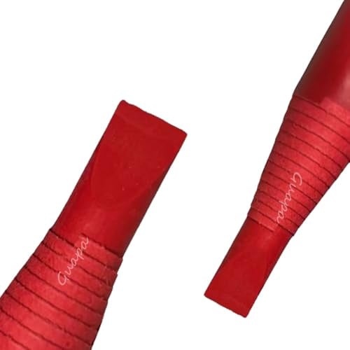 2 lápices de dibujo de cejas impermeables – Lápiz de tatuaje para dar forma a las cejas y aspecto de roca (2 unidades rojas)
