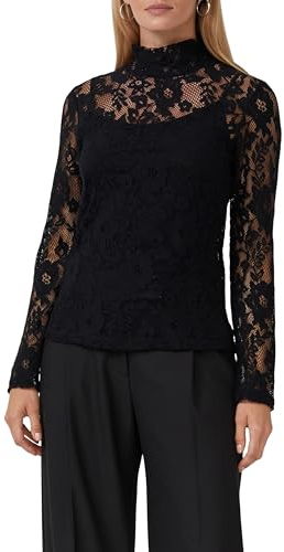 s.Oliver Transparentes Spitzen-Shirt im Slim Fit