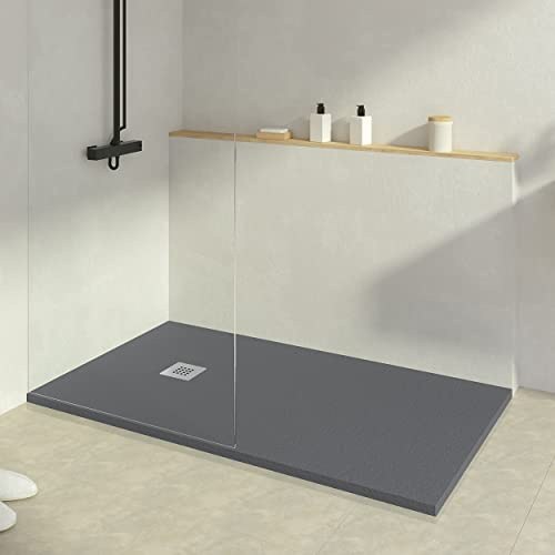 KOES - Receveur de douche en résine modèle INDO – 120x200 – Anthracite RAL 7016