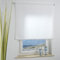 ourdeco® Rollo, Spring-, Schnapprollo/Stoffbreite: 158 x Auszugslänge: 180 cm Faden weiß/Dekor, Tageslicht, lichtdurchlässig