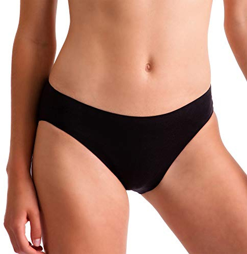 Silky Black Invisible High Cut Brief